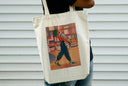 Canvas Tote Bag - Book Stack
