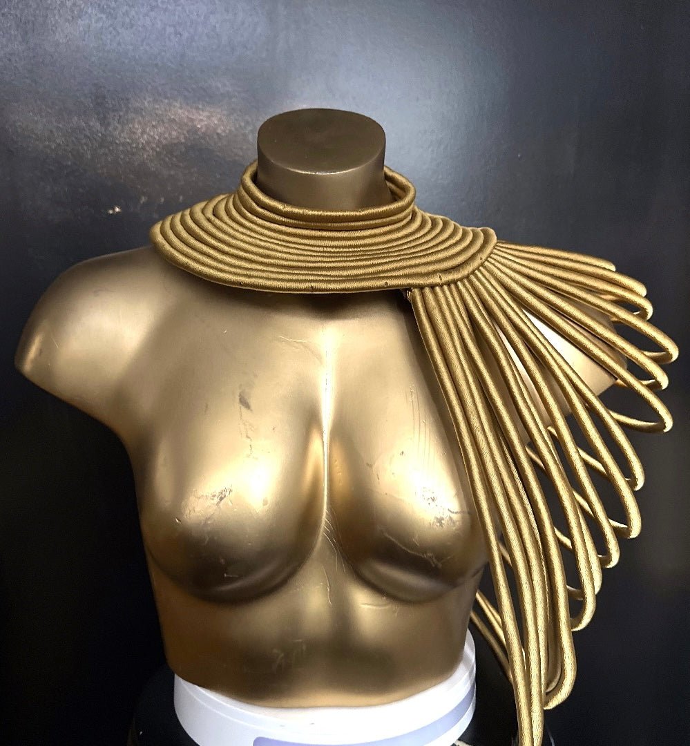 Ubuntu Goddess Statement Necklace- One shoulder