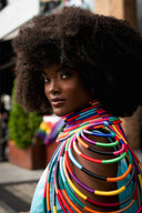 Ubuntu Goddess Statement Necklace- One shoulder