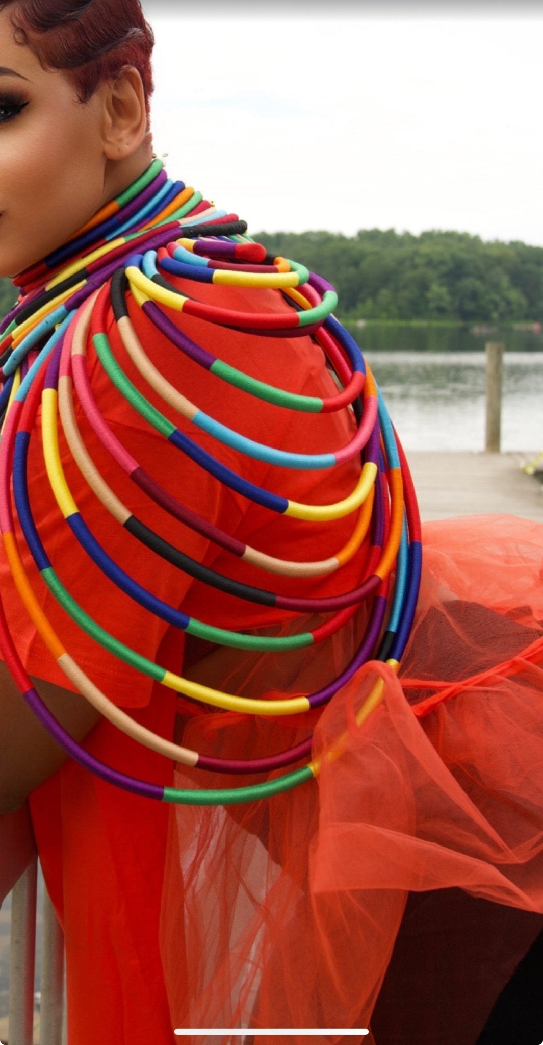 Ubuntu Goddess Two Shoulder Necklace