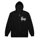 I AM HIM — King Anointed | White Ink | Zip Hoodie | King Collection