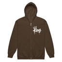 I AM HIM — King Anointed | White Ink | Zip Hoodie | King Collection