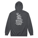I AM HIM — Prince Becoming | White Ink | Zip Hoodie | Legacy Collection