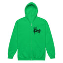 I AM HIM — King Anointed | Black Ink | Zip Hoodie | King Collection