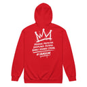 I AM HIM — King Anointed | White Ink | Zip Hoodie | King Collection