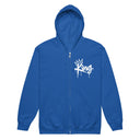 I AM HIM — King Anointed | White Ink | Zip Hoodie | King Collection