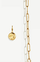 Mini Bahari Necklace Charm & Mini Ellipse Link Necklace Set