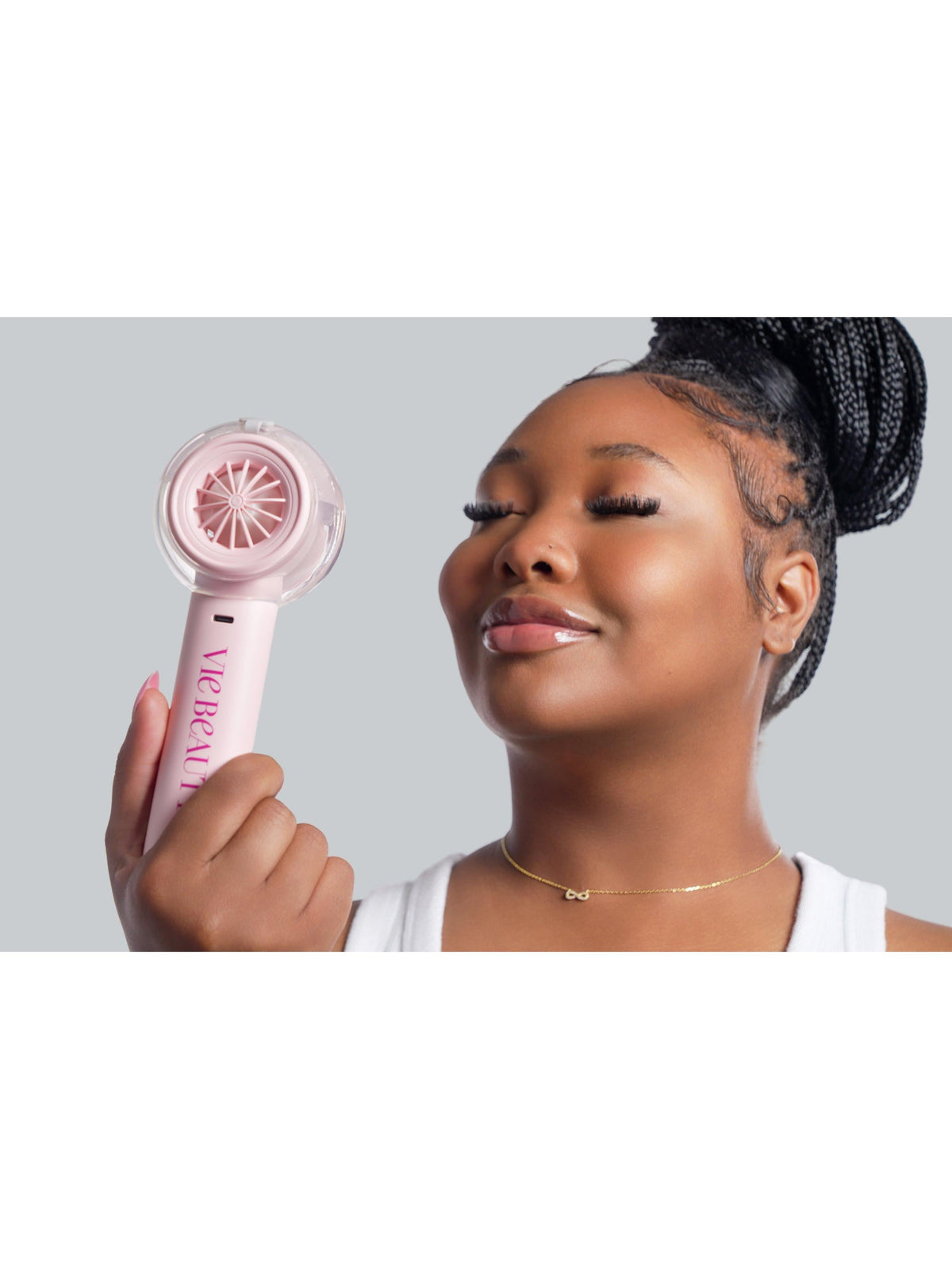 30COOLDOWN Rose Water Misting Fan