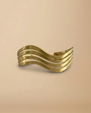 Wave Brass Bracelet