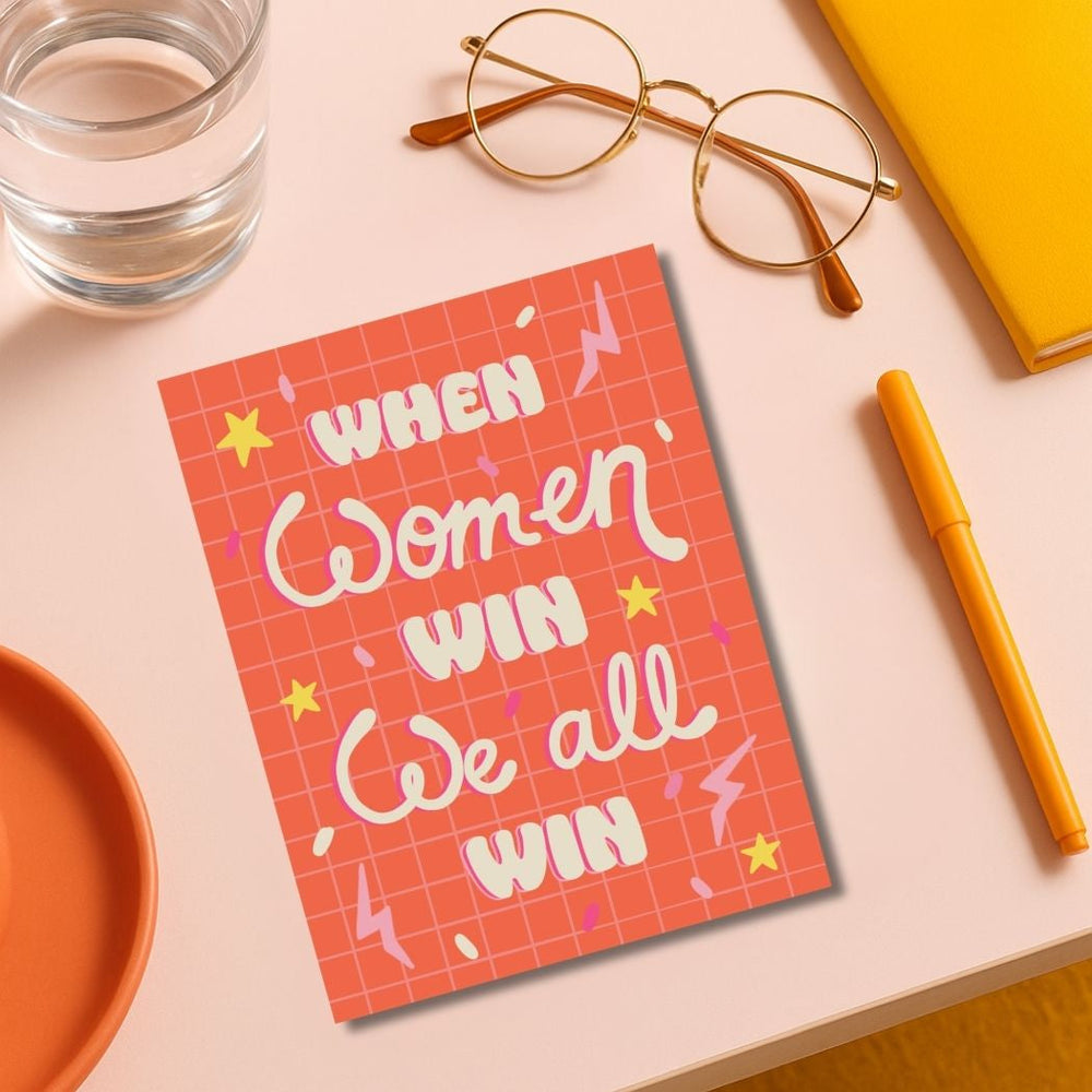 When Women Win Women's Empowerment Card