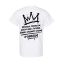 I AM HIM — King Anointed | Black Ink | T-Shirt | King Collection