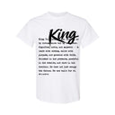 I AM HIM — King Definition | Black Ink | T-Shirt | Definitions of HIM Collection