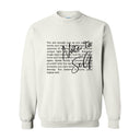 Note To Self Crewneck – Sacred Reminders. Everyday Wear.