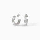 The Claire Hoop Earrings - Huggie