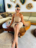 Café Au Laît Lightweight Stud Earrings