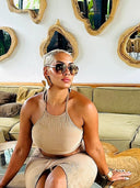 Café Au Laît Lightweight Stud Earrings