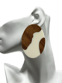 Café Au Laît Lightweight Stud Earrings