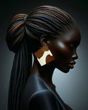 Café Au Laît Lightweight Stud Earrings