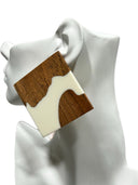 Café Au Laît Lightweight Stud Earrings