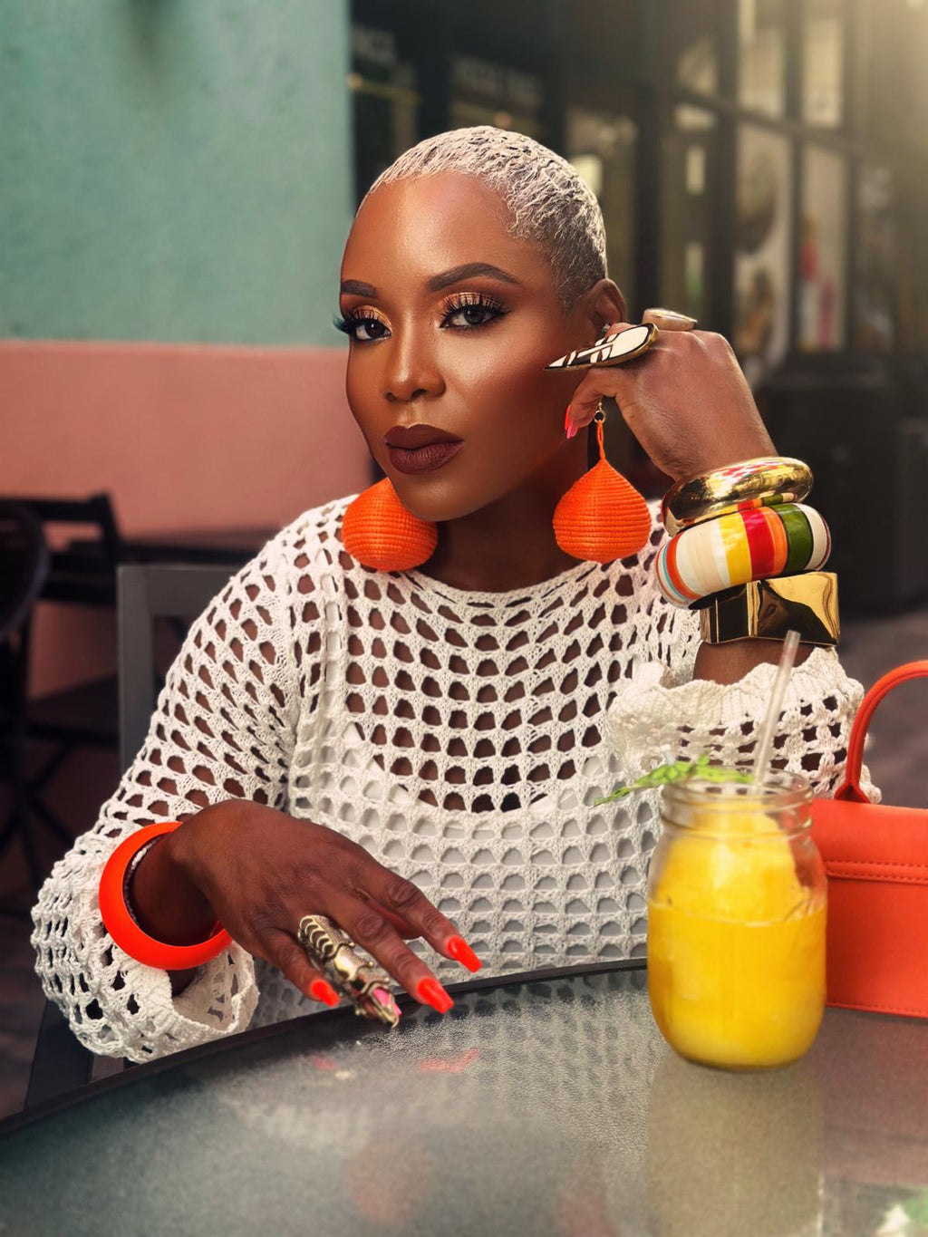 Kubwa Woven basket Drop Earrings