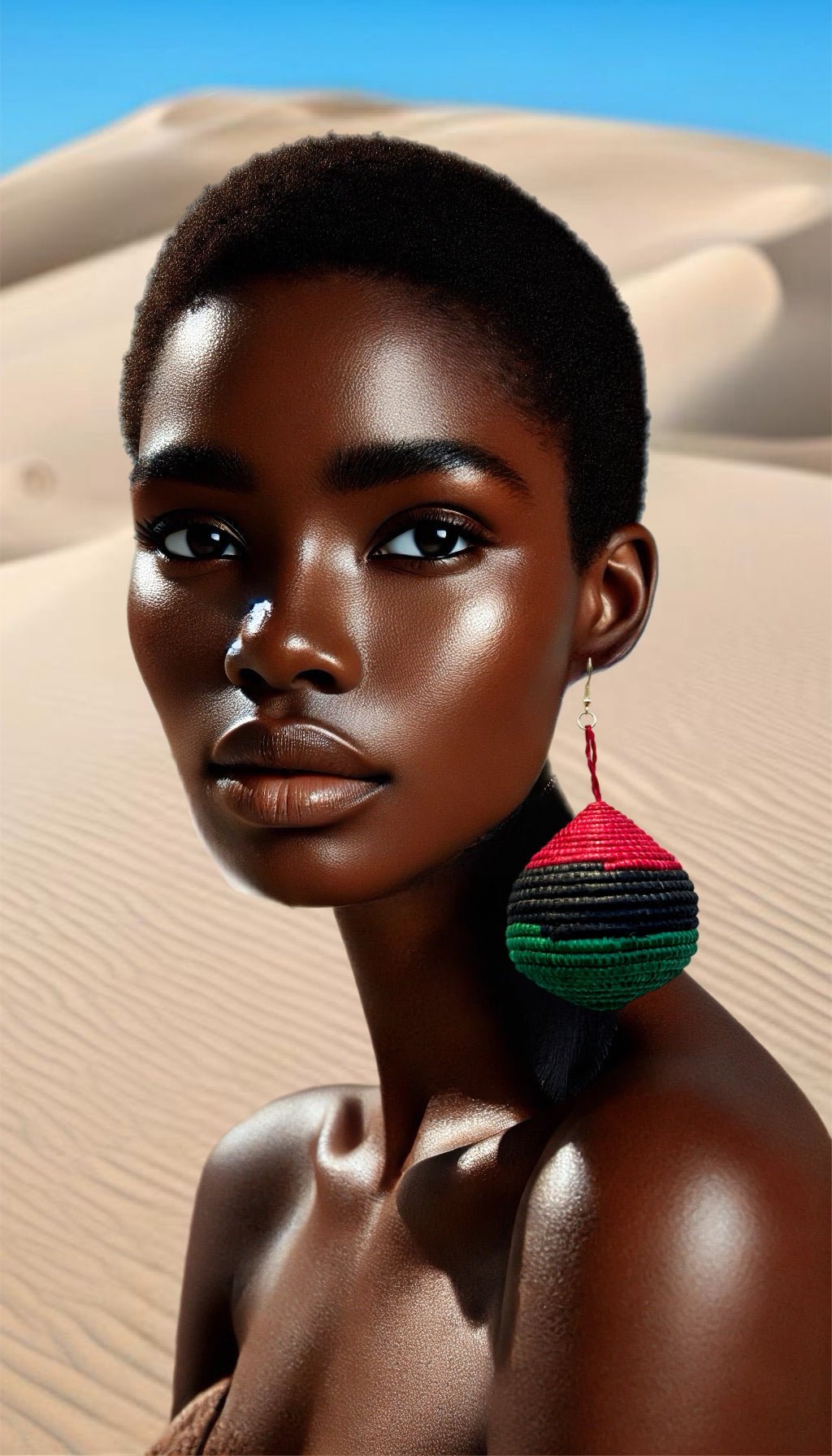 Kubwa Woven basket Drop Earrings