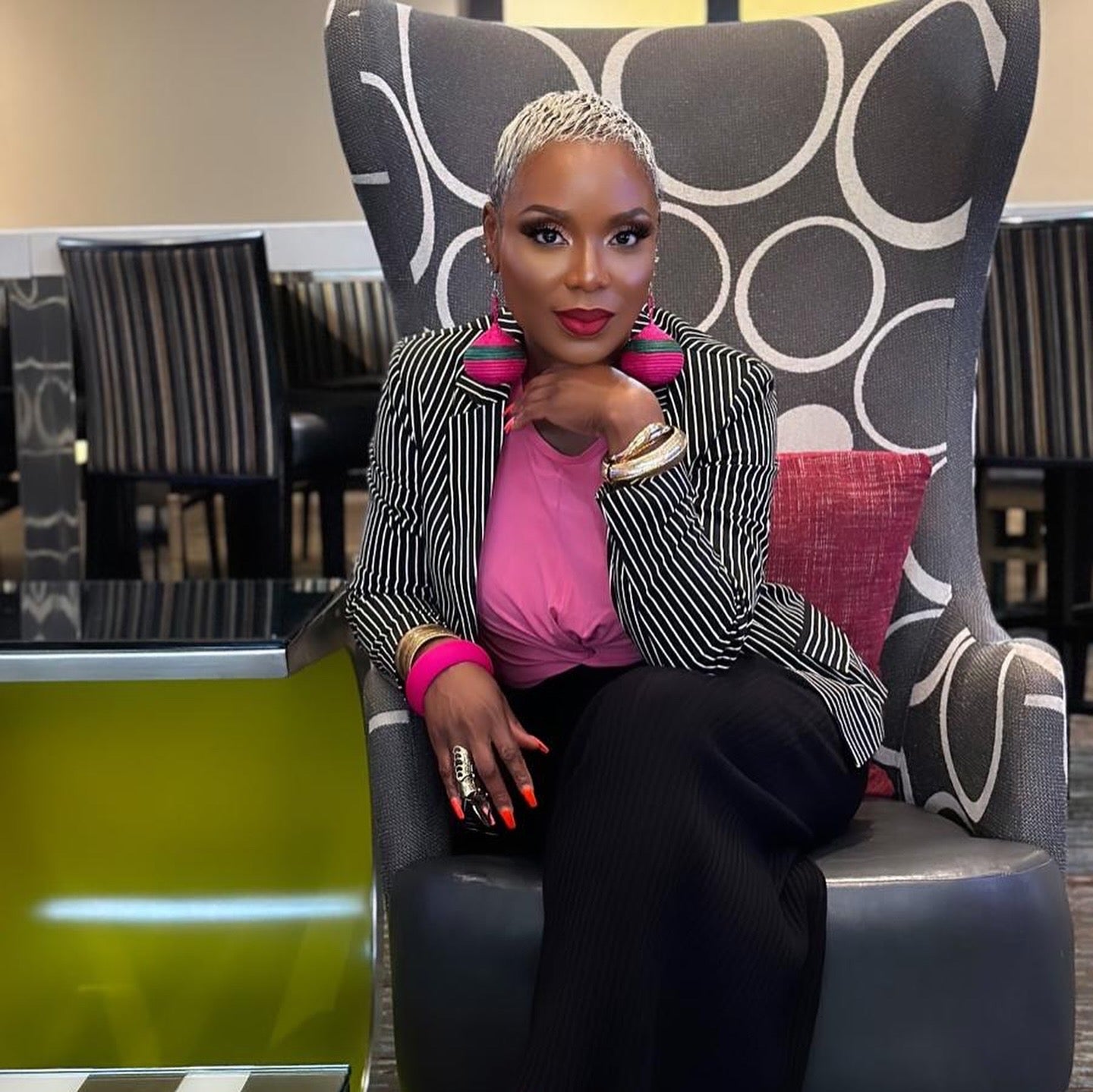 Kubwa Woven basket Drop Earrings