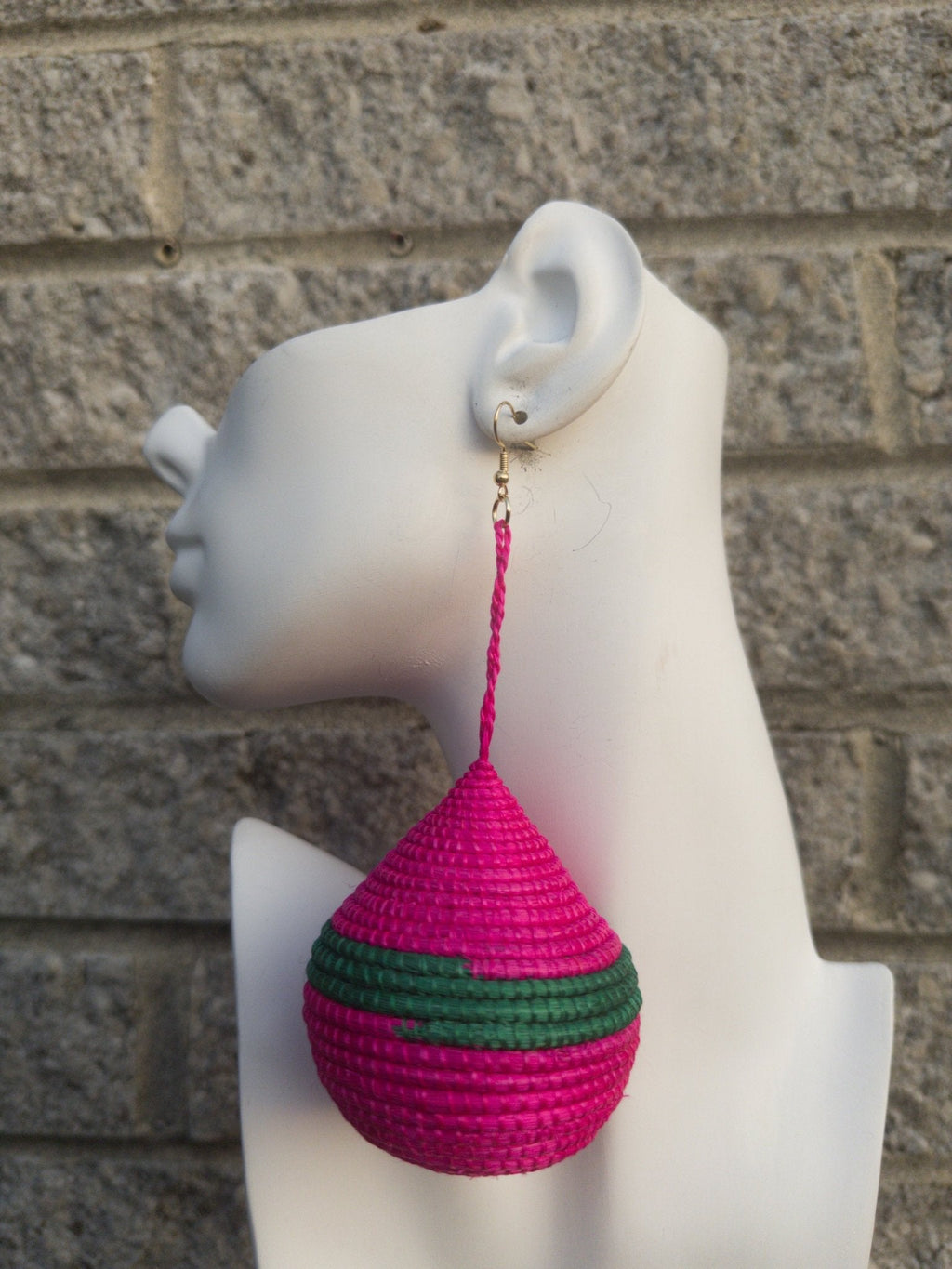 Kubwa Woven basket Drop Earrings