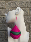 Kubwa Woven basket Drop Earrings