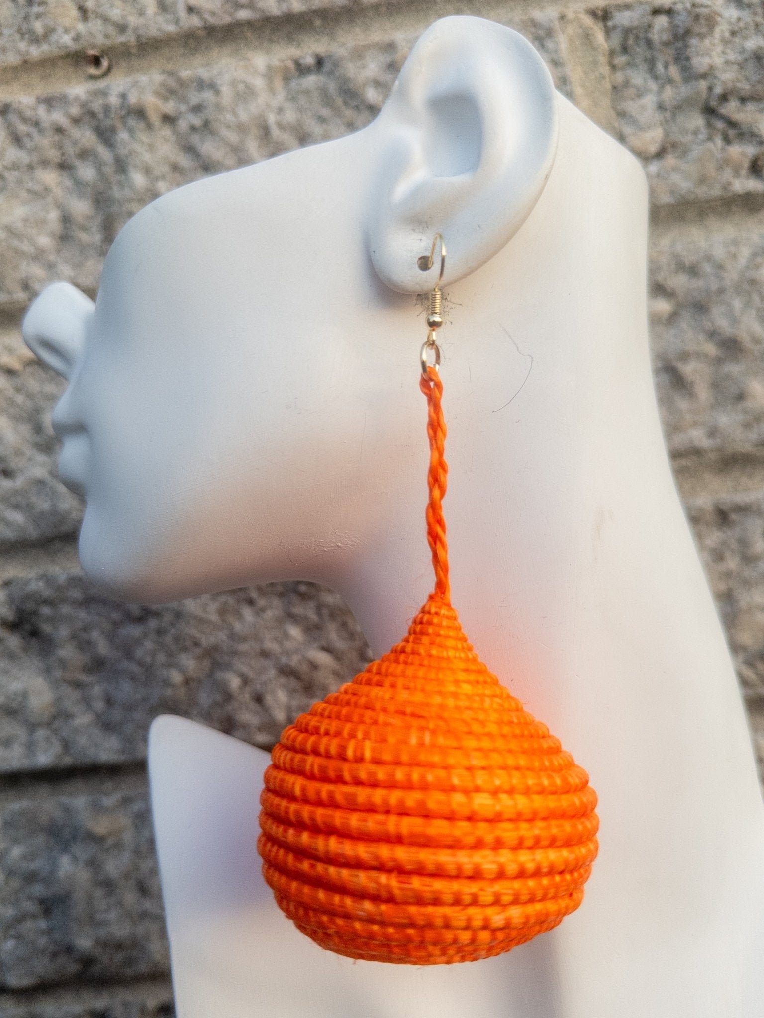 Kubwa Woven basket Drop Earrings