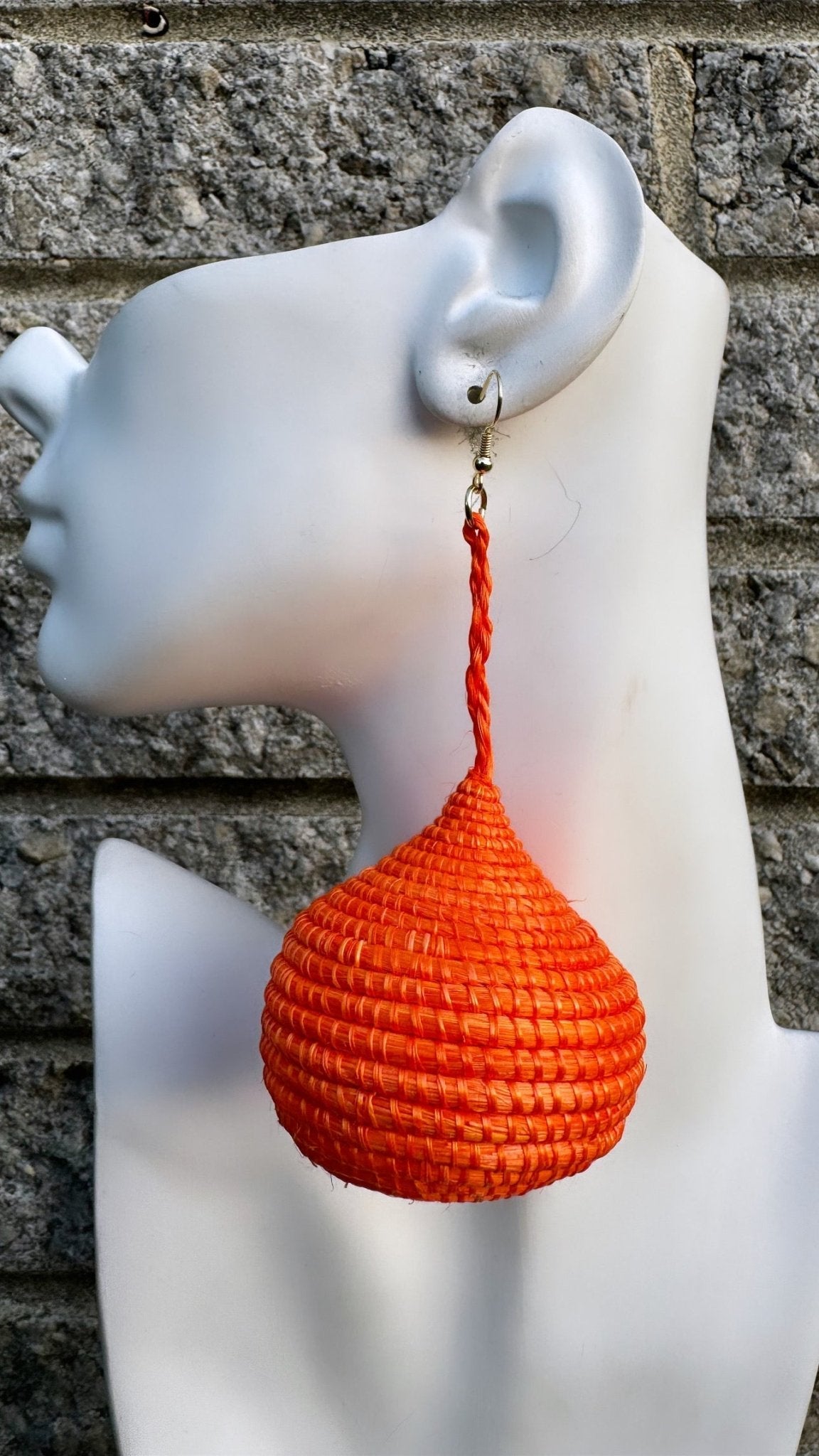 Kubwa Woven basket Drop Earrings