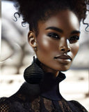 Kubwa Woven basket Drop Earrings