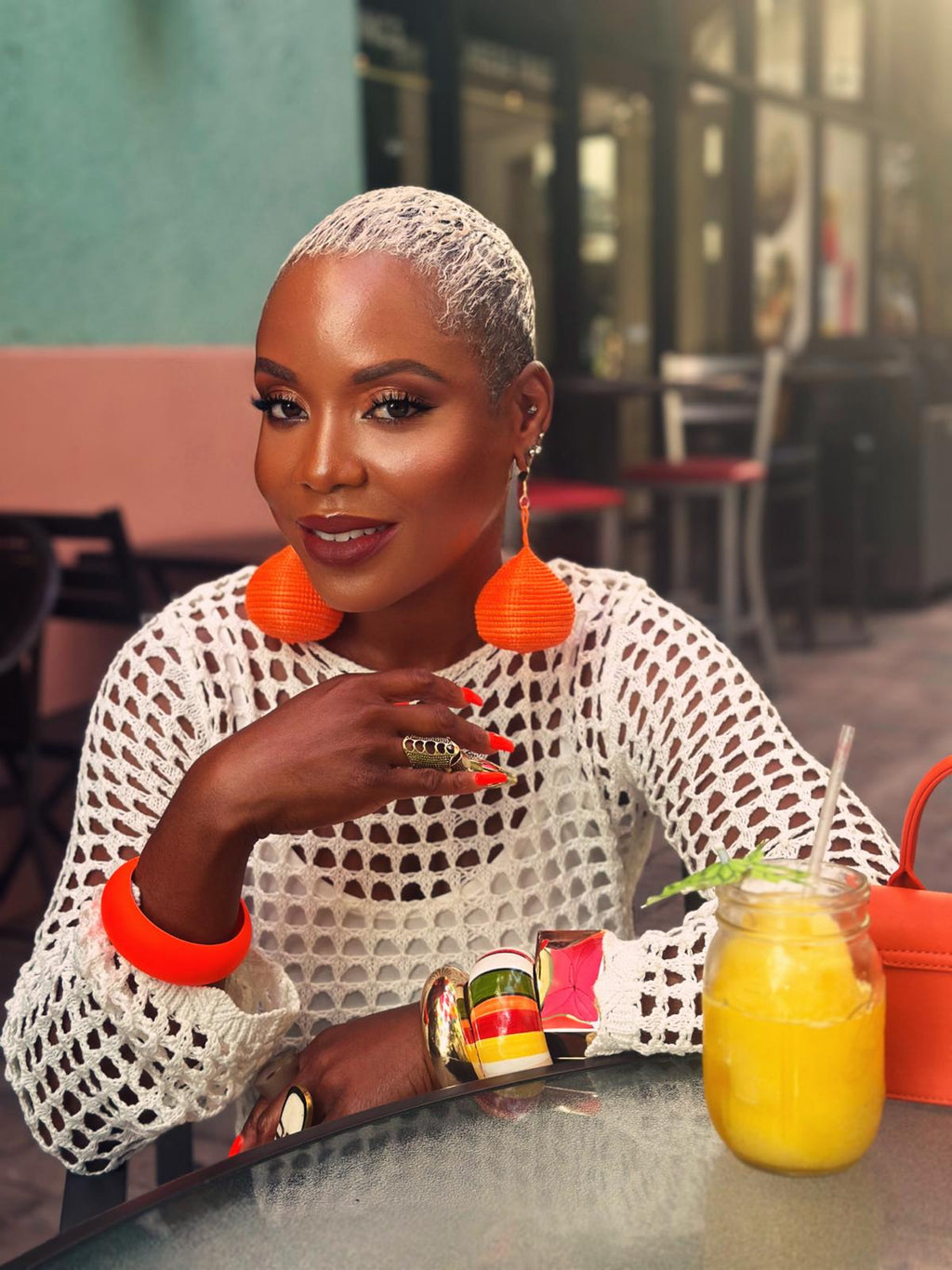 Kubwa Woven basket Drop Earrings