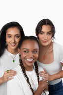 Umbo Rectangle Necklace Charm & Nyundo Chain Necklace Set