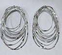 Zamunda Multi-loop Brass Earrings