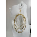 Zamunda Multi-loop Brass Earrings