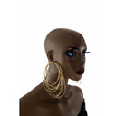 Zamunda Multi-loop Brass Earrings