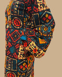 Zora African Print Puff Sleeve Dress